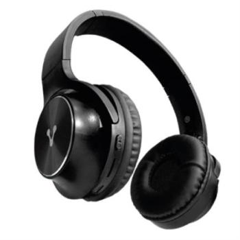 Diadema Vorago HPB-200 Bluetooth FM/MSD Plegable Color Negro