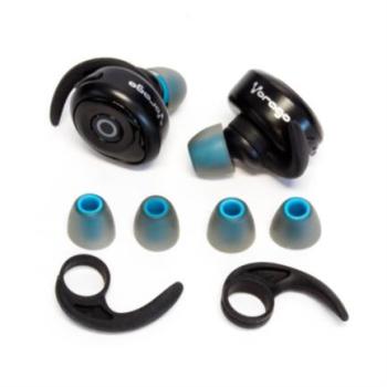 Audífonos Vorago ESB-500-PLUS Bluetooth 5.0 TWS Manos Libres Estuche Carga Color Negro