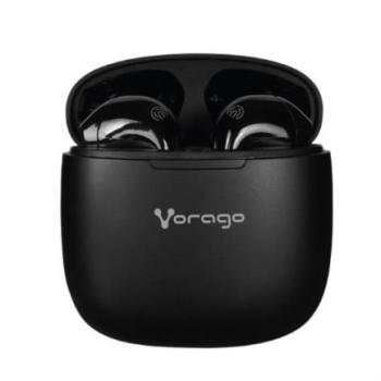 Audífonos Vorago ESB-305 Bluetooth TWS IPX6 Manos Libres Control Táctil Color Negro