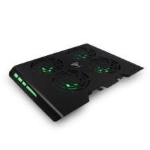 Base Enfriadora Game Factor CPG400 Laptop 4 Ventiladores RGB Aluminio USB Color Negro