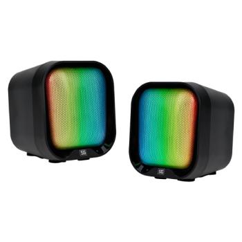 BOCINAS VORAGO START THE GAME SPK-109 RGB / USB PARA COMPUTADORA / 2.2WATTS