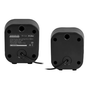 BOCINAS VORAGO START THE GAME SPK-109 RGB / USB PARA COMPUTADORA / 2.2WATTS