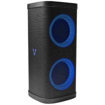 BAFLE VORAGO KSP-580 2x6.5 2x2.5 TWEEETER 40W RMS 3600mAh CIRCLE LED TWS MICROFONO USB / TF / AUX / BT