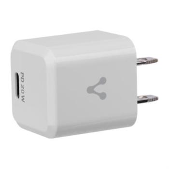 Cargador Vorago AU-250-V2 para Pared Carga Rápida 3.0A PD 20W Tipo-C Color Blanco
