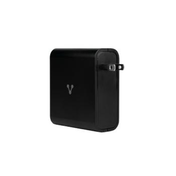 CARGADOR DE PARED VORAGO AU-600 TIPO C 100W PD 5 PUERTOS QUICK CHARGE 3.0 NEGRO