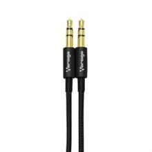 Cable Vorago CAB-115 Audio Auxiliar 3.5mm Metálico 1m Color