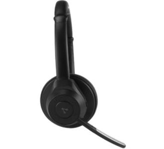 Diadema Vorago HSB-500 Bluetooth Micrófono Giratorio Color Negro