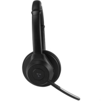 Diadema Vorago HSB-500 Bluetooth Micrófono Giratorio Color Negro