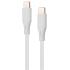 CABLE VORAGO CAB-CC01W USB TIPO C- USB TIPO C 1 METRO CARGA RAPIDA BLANCO