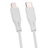 CABLE VORAGO CAB-CL01W TIPO C-  LIGHTNING 20W 1 METRO CARGA RAPIDA  BLANCO