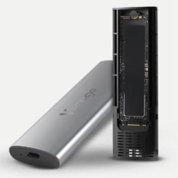 Enclosure Vorago SDD-400 M.2 2TB SATA NVME SSD USB Tipo A/C Color Plata