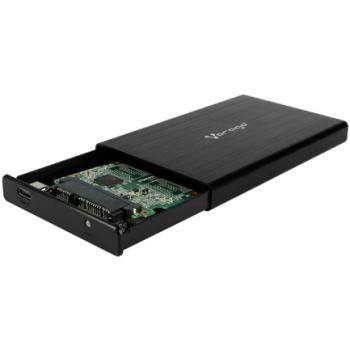 ENCLOSURE VORAGO HDD-202 DD 2.5 SATA USB TIPO C 3.1 NEGRO