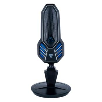 Micrófono Vorago Game Factor MCG800 Con Base Giratoria USB Tipo-C Color Negro