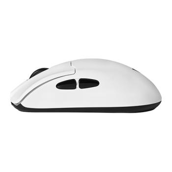 Mouse Game Factor MOW800 Inalambrico Wireless 2.4G BT Pixart 3395 26.000 DPI 4K HZ Base RGB Ultra Ligero 56G Blanco