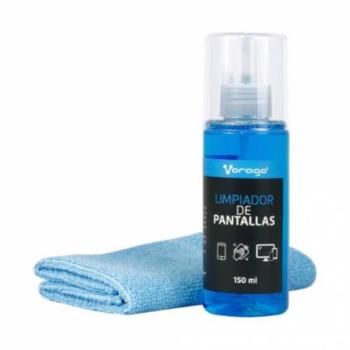 Limpiador de Pantallas Vorago CLN-109 Antiestático 150ml C/Franela Microfibra
