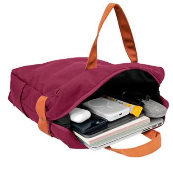 MOCHILA VORAGO BP-301 VINTAGE DOBLE USO LAPTOP 15.6 MARRON