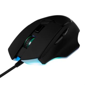 Mouse Vorago Start The Game MO-504 Iluminación RGB Software Configurable Hasta 6400dpi USB Negro