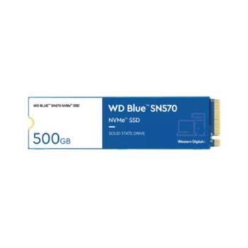 SSD Interno Western Digital Blue SN570 500GB M.2 2280 PCIe 3.0 NVMe Lect3300/Esc1200mbs 3D NAND
