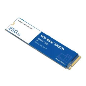 Unidad De Estado Solido SSD Interno Western Digital Blue SN570 250GB M.2 2280 PCIe 3.0 NVMe Lect 3300/1200 MB/s