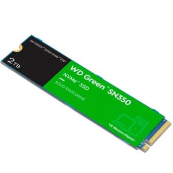SSD Interno Western Digital Green SN350 2TB M.2 2280 PCIe 3.0 NVMe Lectura 3200/3000 MBs para PC y Lap