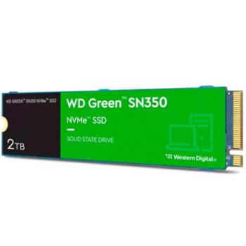 Unidad De Estado Solido SSD Interno Western Digital Green SN350 2TB M.2 2280 PCIe 3.0 NVMe Lectura 3200/3000 MBs