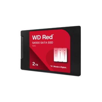 UNIDAD DE ESTADO SOLIDO SSD Interno Western Digital Red SA500 2TB 2.5 7mm SATA lll Lect 560/520 MB/s 3D NAND para NAS