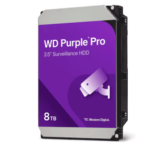 Disco Duro Western Digital 3.5 pulgadas 8TB WD8002 Purple Pro 7200 RPM 256MB SATA3