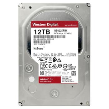 Disco Duro NAS Western Digital Red Pro 3.5 12TB SATA III 7200RPM 512MB Cache