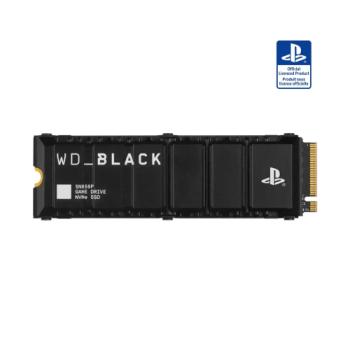 SSD Interno Western Digital Black SN850P 2TB M.2 NVMe PCIe 4.0 Lect 7300/6600 MBs con Disipador para Consola PS5