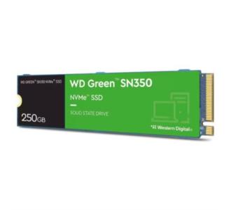 SSD Interno Western Digital Green SN350 250GB M.2 2280 PCIe 3.0 NVMe Lect 2400/1500 MBs para PC y Lap