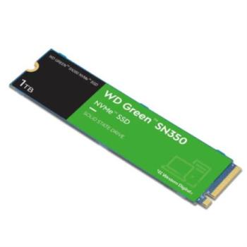 SSD Interno Western Digital Green SN350 1TB M.2 2280 PCIe 3.0 NVMe Lect 2400/1850 MBs para PC y Lap