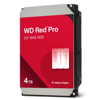 Disco Duro WD Red Pro 4TB para NAS 3.5 SATA III 6 Gbit/s 7200RPM 256MB Caché