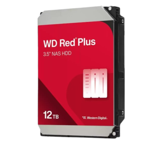 Disco Duro Western Digital 12TB Red Plus NAS SATA 3.5 pulgadas up to 260MB/s 7200 rpm - caché 512MB