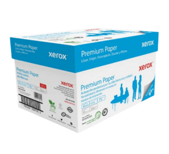 Papel Xerox Premium Azul Tamaño Carta 97% Blancura 75 grs Caja C/5000 hojas