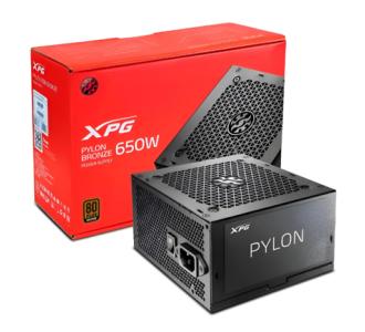 Fuente de Poder XPGPYLONII 650W Bronce 80 Plus ATX 3.1 12V 2X6 No Modular Negro