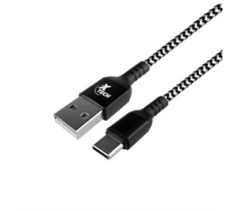 Cable Tranzado XTech con Conector Tipo C Macho a USB 2.0 a Macho XTC-511 Calibre del Cable 28AWG