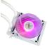 Enfriamiento Liquido Xzeal 120mm Redondo XZ-409 CPU 1Fanx120mm ARGB 3 pines+PWM 4 pines+Seguro INTEL/AMD Blanco