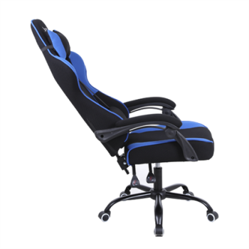 Silla Gamer Xzeal XZ20 Tela Foam Reclinable 140° Base de Metal Piston Clase 3 115Kgs Brazos Fijos Negro-Azul