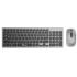 Kit Teclado y Mouse Inalámbrico Stylos Recargable 2 en 1 Gris Teclado 96% Membrana 96 Teclas Conexión USB