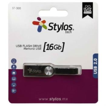 Memoria USB Stylos ST300 16GB Conexion Tipo A 2.0