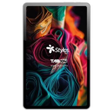 Tablet Stylos TAB104 TPU Cover 10.4 PS 4GB RAM+128GB ROM Android 13 T606 Octa Core 5MP Fron+13MP Tras7000mAh USB-C Plata