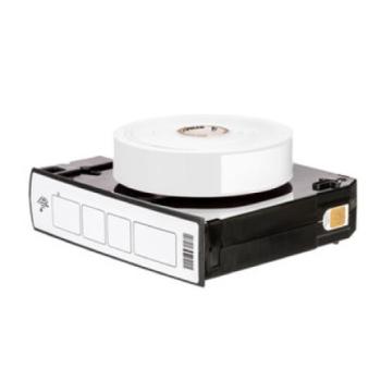 Brazalete Zebra Sintetico de 1 x 11 Inch DT Z-Band Ultra Soft adhesiva Permanente Cartucho con 175 brazaleres / Caja / 6 cartuchos