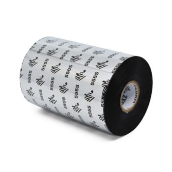 Ribbon Cera/Resina Zebra Modelo 5555 (8.66 x 450 metros) Nucleo 1 Contiene 6pzs / Caja (Para Impresoras Industriales)