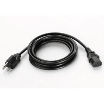 Cable de Alimentación CA USA Zebra 228 cm de Largo con Conexión a Tierra Tres Hilos para Fuentes de Poder