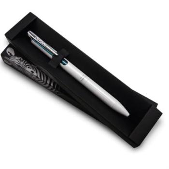 Bolígrafo Zebra Rollerball Punto Mediano 0.7mm Tinta Gel Sarasa Grand Blanco