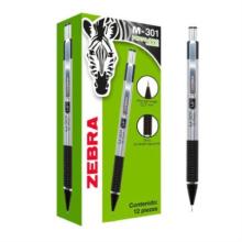 Lapicero Zebra M-301 Retráctil Punto 0.7mm C/12 Pzas