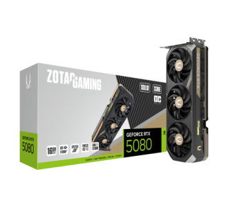 Tarjeta de Video Zotac NVIDIA GeForce RTX 5080 SOLID CORE OC 16GB 256-bit GDDR7 PCI Express x16 5.0