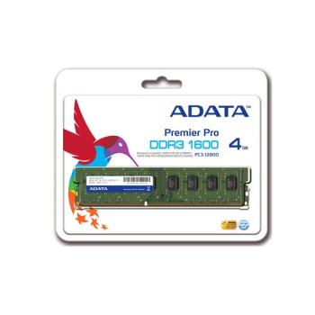 MEMORIA DDR3 ADATA 4GB 1600 MHz UDIMM (AD3U1600W4G11-S)
